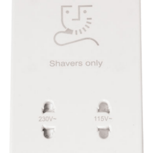 Click Mode Dual Voltage Shaver Socket