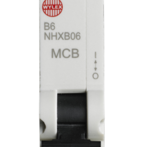 Wylex 6A 6ka Type B SP MCB