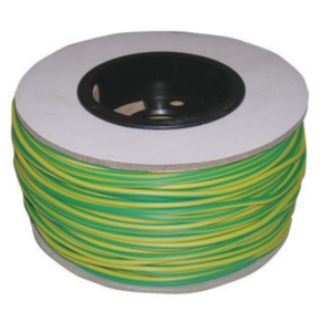 Green/Yellow 100M 3mm PVC Sleeving – Reel