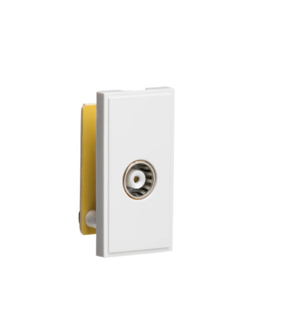 White Coaxial Euro Module