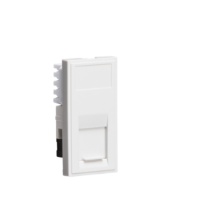 White Cat5E Euro Module