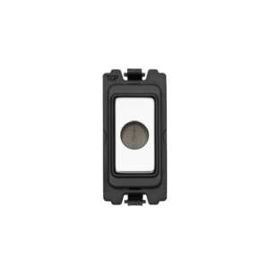 Polished Chrome Flex Outlet Grid Module