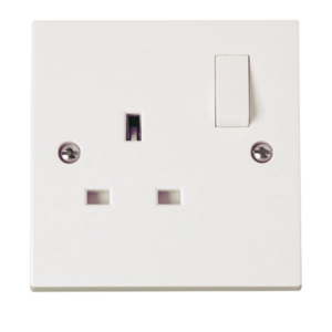 Click Polar 1 Gang 13A SP Switched Socket