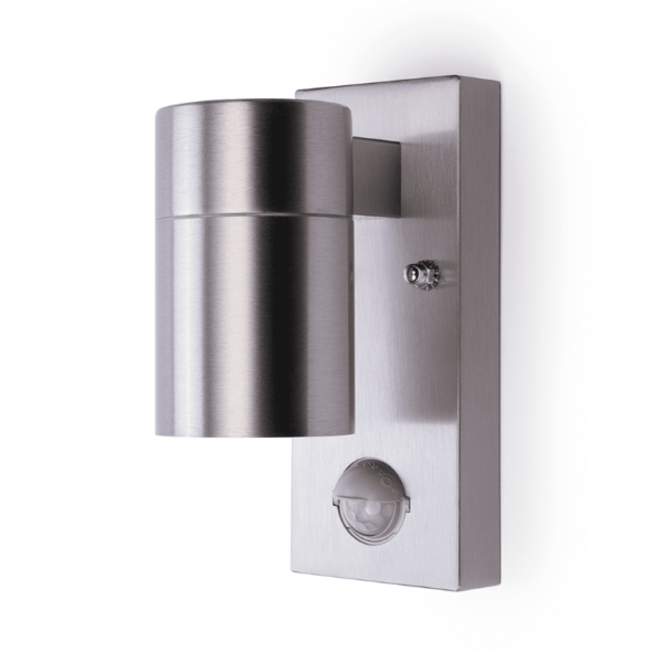 Coral Stainless Steel PIR Down Wall Light