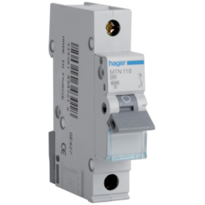 Hager 16A SP Type B 6kA MCB