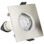 Fire Rated Square Downlight with GU10 Holder and Loop-in Loop-out Terminal Block