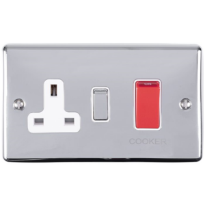 Eurolite Polished Chrome Cooker Control Unit White Insert