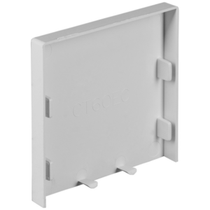 White PVC 100 x 100 End Cap