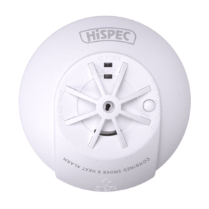 Mains COMBO Smoke/Heat Alarm with 10 Year Lithium Battery Backup