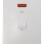 Click Mode 2 Gang 45A DP Vertical Switch Neon White Rocker