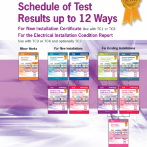 Kewtech Schedule of Test Results up to 12 Ways
