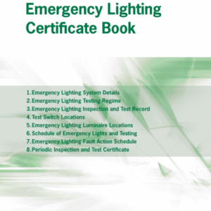 Kewtech Emergency Lighting Installation Certificate Book