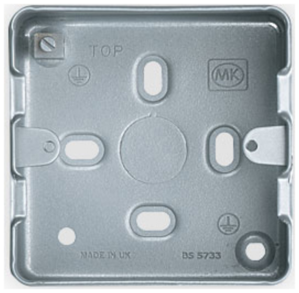 Metalclad 1 & 2 Module 40mm Surface Box