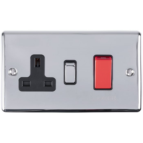 Eurolite Polished Chrome Cooker Control Unit Black Insert