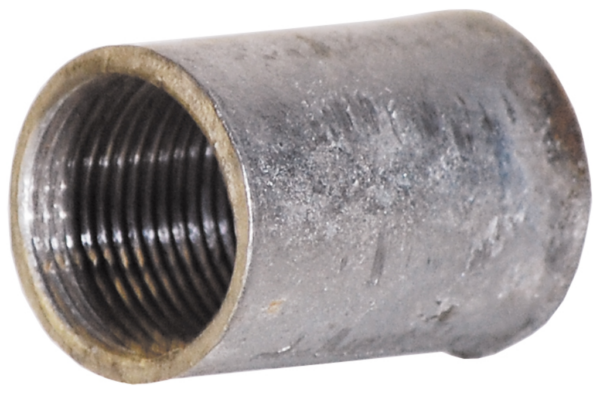 25mm Galvanised Solid Coupler