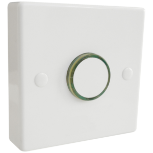 Eterna White Time Delay Push Switch