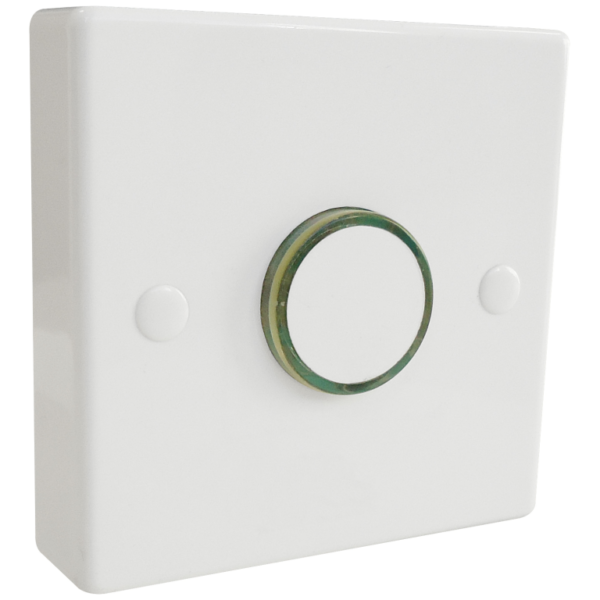Eterna White Time Delay Push Switch