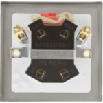 Click Deco Polished Chrome 1 Gang 20A DP Switch Neon