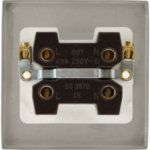 Click Deco Satin Chrome 1 Gang 45A DP Switch