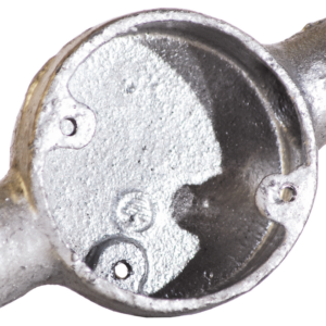 25mm Galvanised Through Box