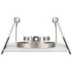 Fire Rated Square Downlight with GU10 Holder and Loop-in Loop-out Terminal Block