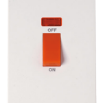 Click Polar 2 Gang 45A DP Vertical Switch Neon