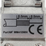Click MM410WH Socket CoAx Female Whi