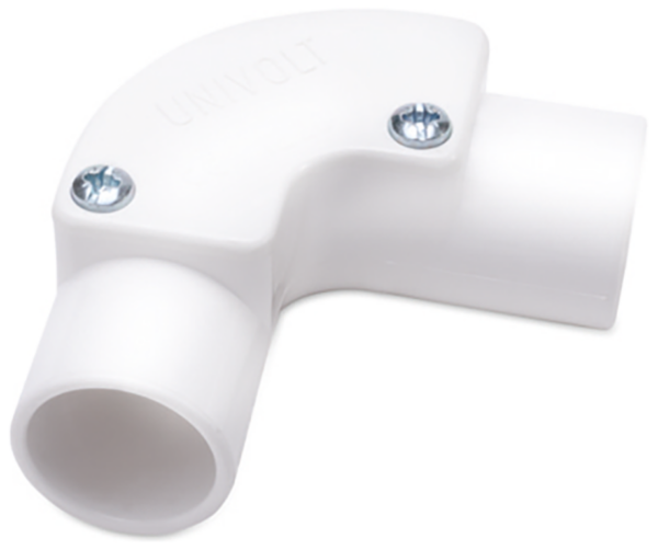 U/Volt IE25WH Inspection Elbow 25mm Whi