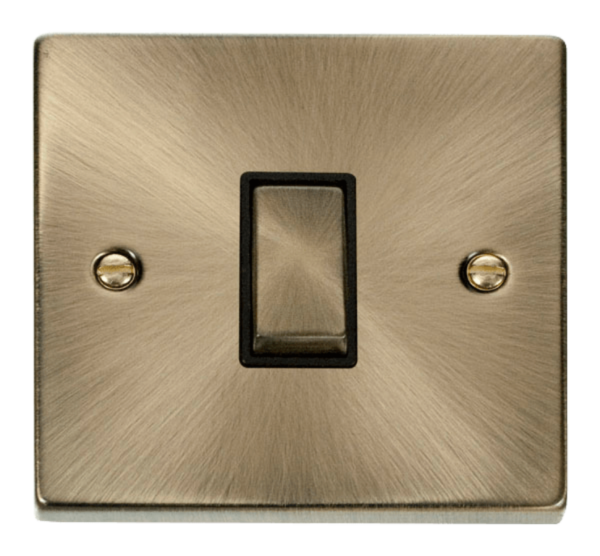 Click VPAB411BK Plateswitch 1G 2W 10A AB