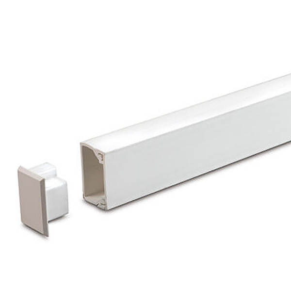 U/Volt SE25/40 Stop End 25x40mm White