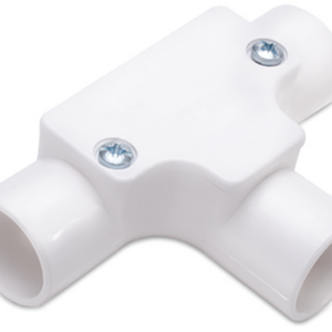 U/Volt IT25WH Inspection Tee 25mm White
