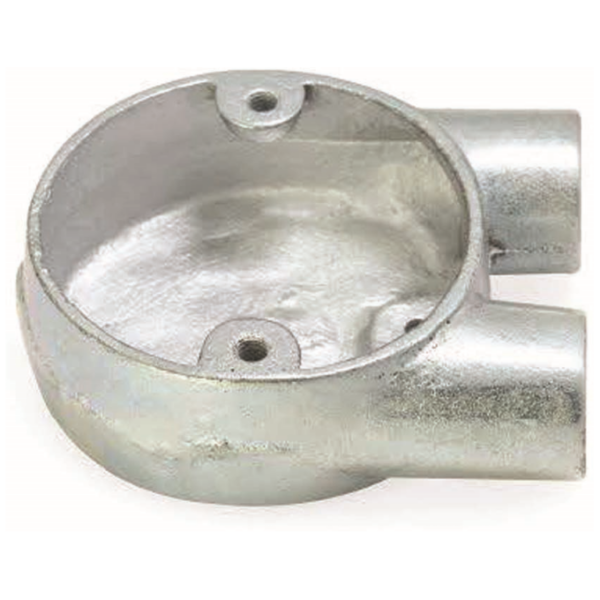 Deligo U25 Circular U Box 25mm Galv