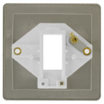 Click FPBS401WH Frontplate 1G 1Aperture