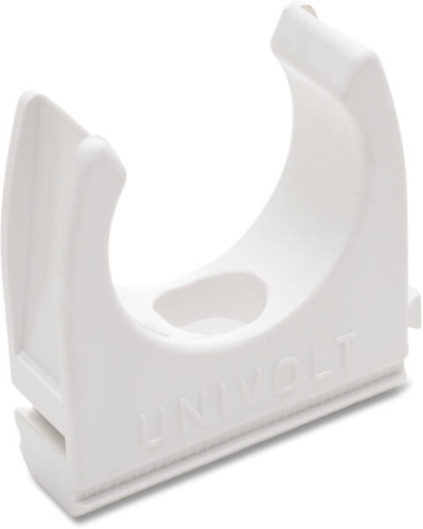 U/Volt CL25WH Clip 25mm White